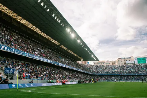 Vista exterior del Estadio Heliodoro Rodríguez López